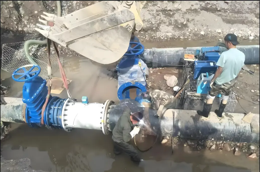 Flow meter installation