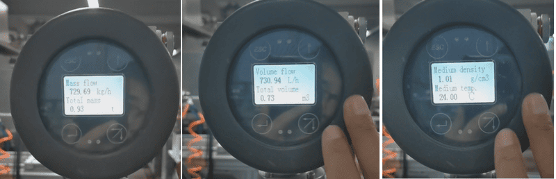 Օրիոլիսի հոսքաչափ՝ շիշի հոսքի չափման համար oriolis flow meter for slurry flow measurement