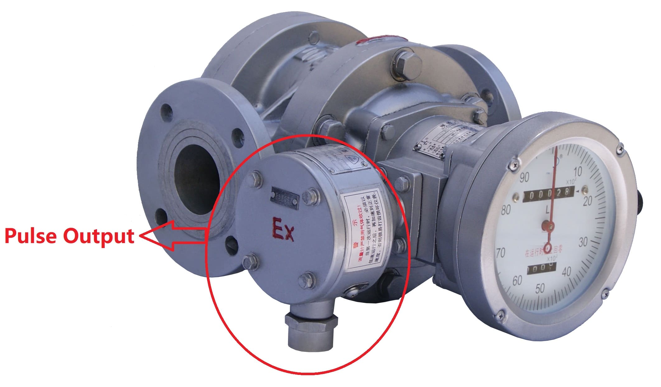 pulse output PD flow meter
