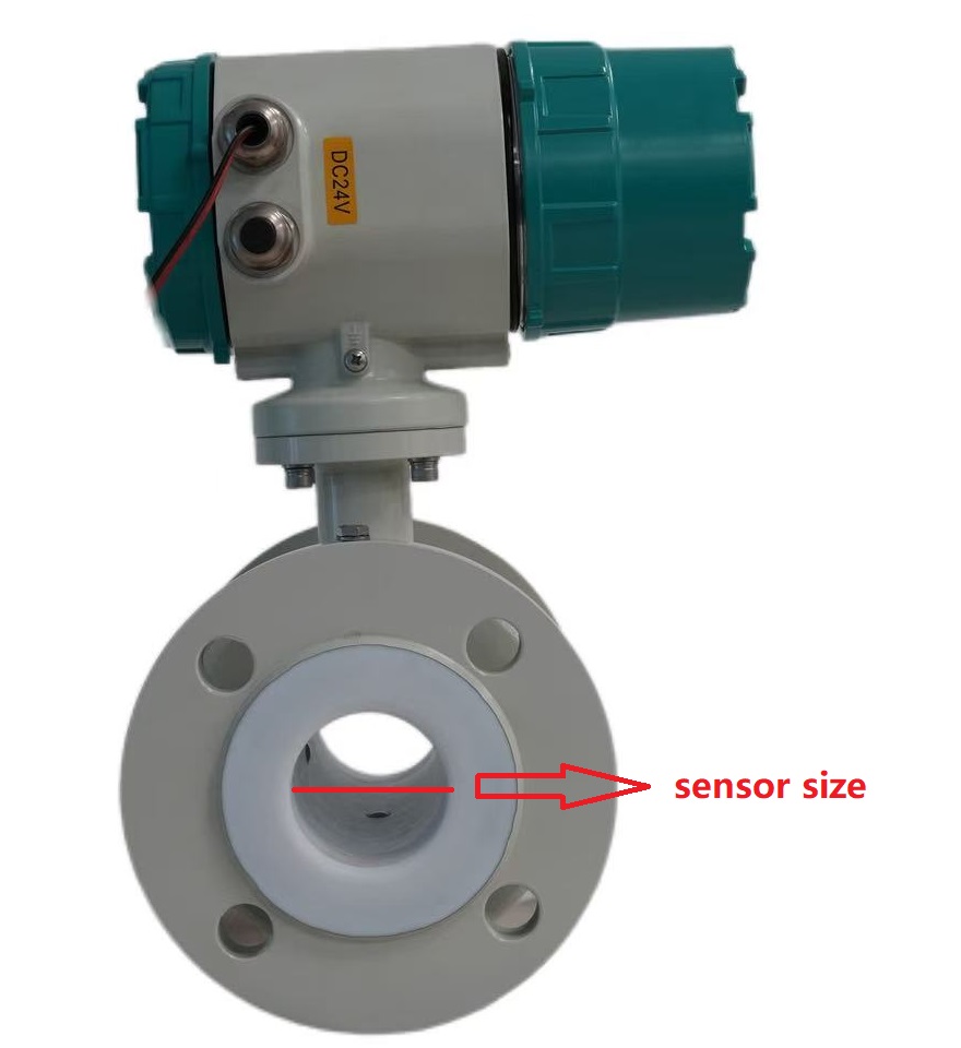 Աղի ջրի հոսքի սենսորի չափը Salt water flow sensor size