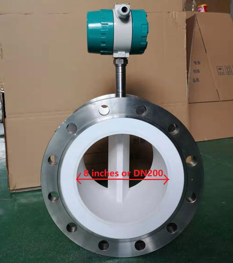 8 inches compressed air flow meter